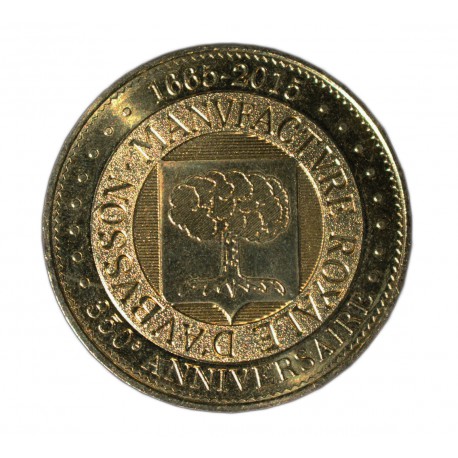 Médaille anniversaire des 350 ans de la Manufacture Royale d'Aubusson