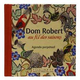 Agenda perpétuel Au fil des saisons de Dom Robert, couverture beige